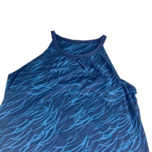 Patagonia Blue Halter Tall Pines Dress - Picture 4 of 5